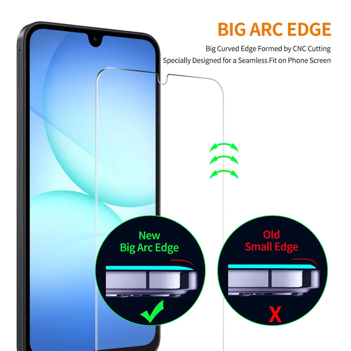 HAT PRINCE for Samsung Samsung Galaxy A18 4G ENKAY  5Pcs Screen Protector 9H Hardness Protective Film - Transparent - 4
