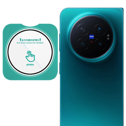IMAK for vivo X Fold6 5G Camera Lens Protector Tempered Glass Full Cover Lens Film with Self Positioning Frame - Transparent - Transparent - 1