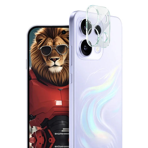 IMAK for Oppo Reno16 FS 5G / Oppo Reno16 F 5G Tempered Glass Full Cover Camera Lens Protector + Acrylic Lens Cap - Transparent - 1