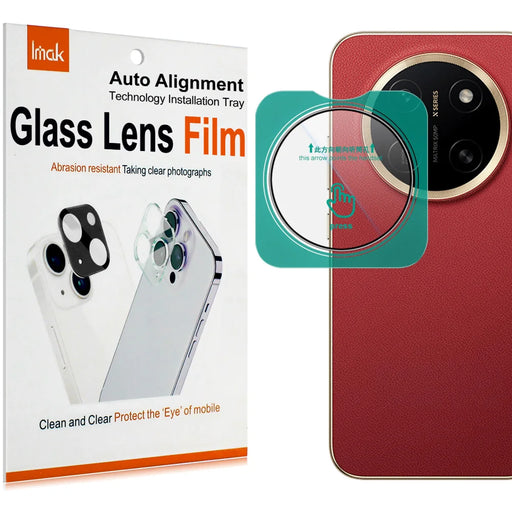 IMAK for Honor X80 Pro Max 5G Camera Lens Protector Tempered Glass Full Cover Lens Film with Self Positioning Frame - Transparent - Transparent - 2