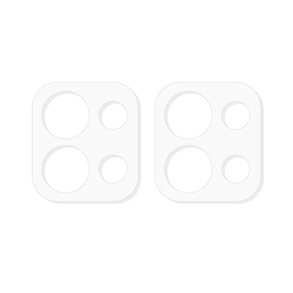 2Pcs For Oppo Reno16 F 5G / Reno16c 5G / Reno16 FS 5G Full Coverage Camera Lens Protector 3D Arc Edge Anti-Scratch Tempered Glass Lens Film - Transparent - 2