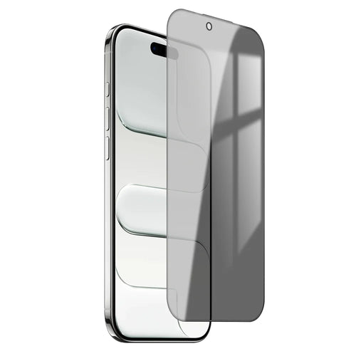 For iPhone Air Privacy Screen Protector AR Anti-Reflective High Aluminium-silicon Glass Anti-Spy Film - Black - 1