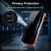 For iPhone 13 Pro Max Privacy Screen Protector AR Anti-Reflective High Aluminium-silicon Glass Anti-Spy Film - Black - 3