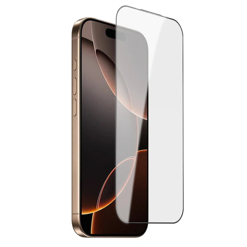 For iPhone 16 Pro Max Screen Protector AR Anti-Reflective Silk Printing Clear High Aluminium-silicon Glass Film - Transparent - 1