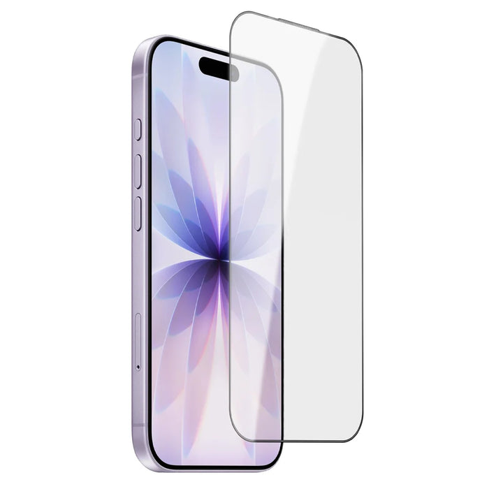 For iPhone 17 Screen Protector AR Anti-Reflective Silk Printing Clear High Aluminium-silicon Glass Film - Transparent - 1