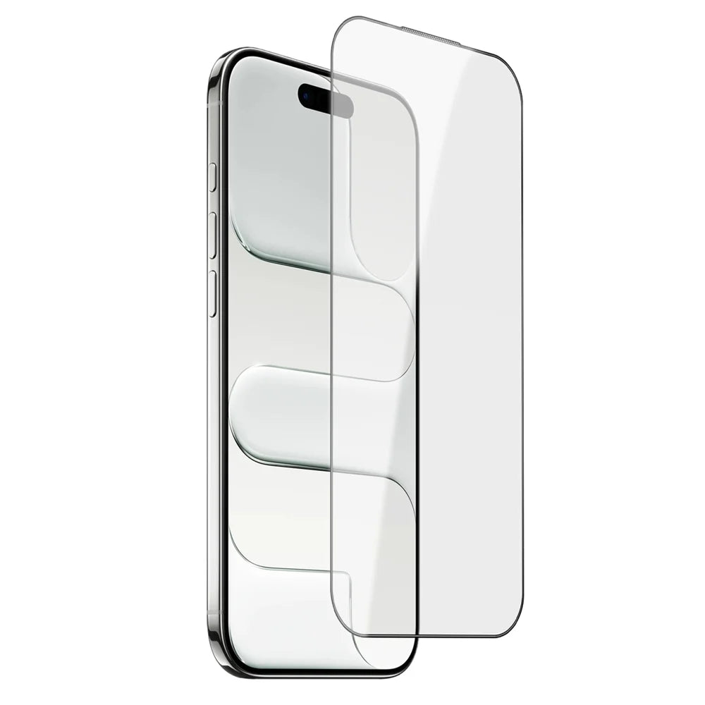 For iPhone Air Screen Protector AR Anti-Reflective Silk Printing Clear High Aluminium-silicon Glass Film - Transparent - 1