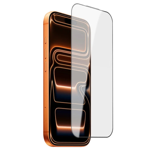 For iPhone 17 Pro Screen Protector AR Anti-Reflective Silk Printing Clear High Aluminium-silicon Glass Film - Transparent - 1