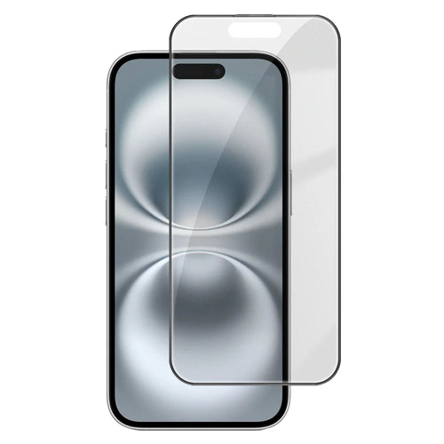 For iPhone 16 Screen Protector Anti-Glare Matte Anti-Fingerprint Tempered Glass Film - Transparent - 1