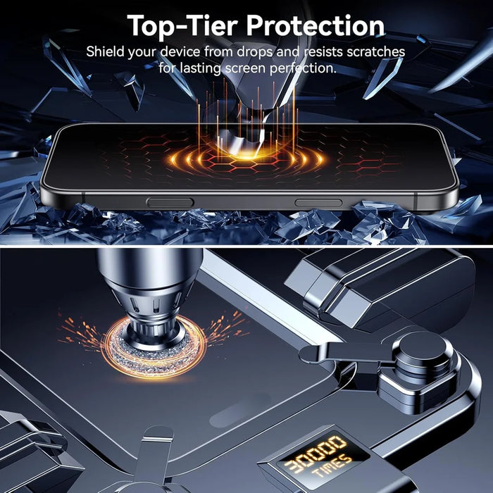 For iPhone 13 Pro Max Screen Protector Anti-Glare Matte Anti-Fingerprint Tempered Glass Film - Transparent - 6