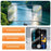 For iPhone 15 Pro Max 10Pcs Screen Protector AR Anti-Reflection High Aluminium-silicon Glass Silk Printing Clear Film - Transparent - 6