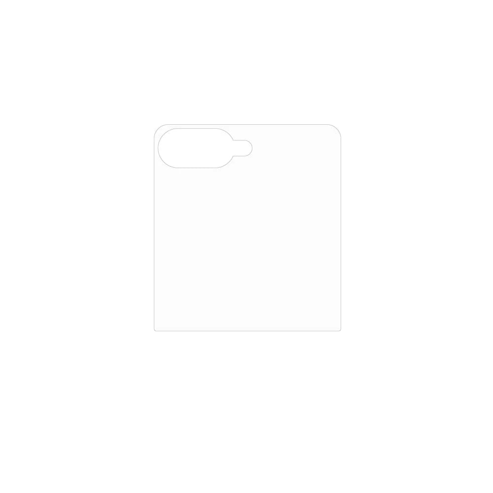 For Samsung Galaxy Z Z Flip8 Rear Screen Protector Soft Hydrogel TPU Anti Scratch Full Screen Film - Transparent - 2