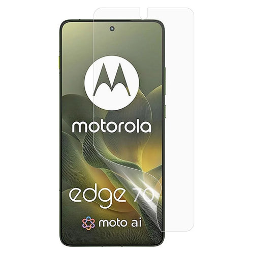 For Motorola Edge 70 5G / Moto X70 Air 5G Screen Film PET Bubble Free Ultra Clear Screen Protector, NOT Complete Covering - Transparent - 1