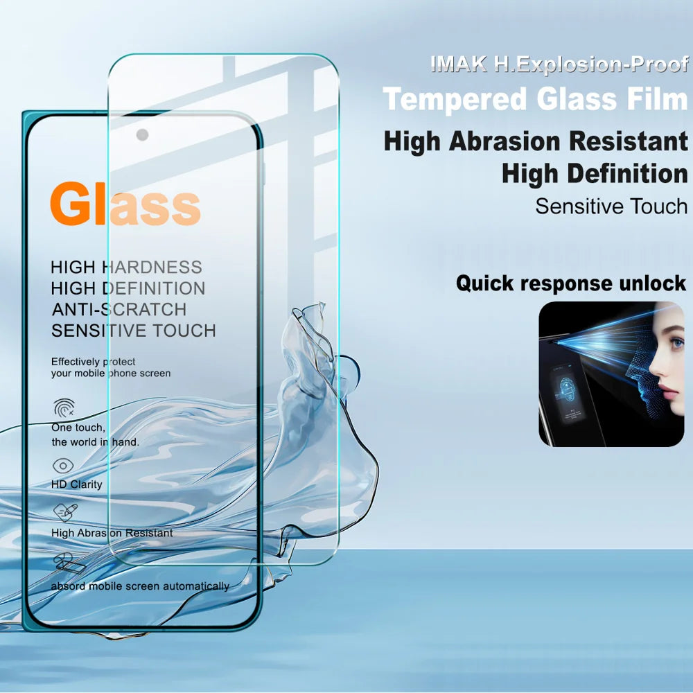 IMAK for vivo X Fold6 5G H Series Tempered Glass Screen Protector Shatter-Proof Protection (Not Complete Coverage) - Transparent - 3
