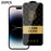 For iPhone 14 Pro 25Pcs Screen Protector Anti-static Silk Printing Medium Alumina Glass HD Clear Film - Transparent - 1