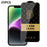 For iPhone 14 25Pcs Screen Protector Anti-static Silk Printing Medium Alumina Glass HD Clear Film - Transparent - 1