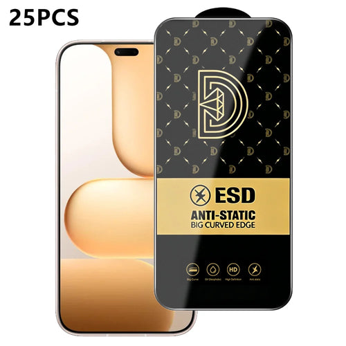 For Honor 600 Lite 5G 25Pcs Screen Protector Anti-static Silk Printing Medium Alumina Glass HD Clear Film - Transparent - 1
