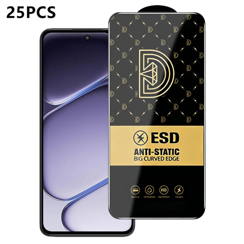 For OnePlus Nord CE6 Lite 5G 25Pcs Screen Protector Anti-static Silk Printing Medium Alumina Glass HD Clear Film - Transparent - 1