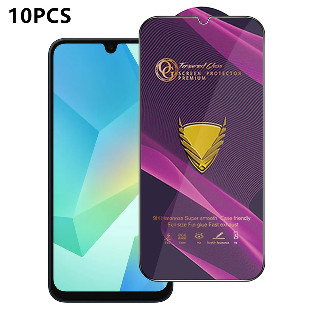 For Samsung Galaxy A16 5G / Galaxy A16 4G 10Pcs Screen Protector Full Cover Anti-Static Clear High Aluminium-silicon Glass Film - Transparent - 1