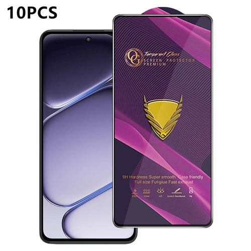 For OnePlus Nord CE6 Lite 5G 10Pcs Screen Protector Full Cover Anti-Static Clear High Aluminium-silicon Glass Film - Transparent - 1