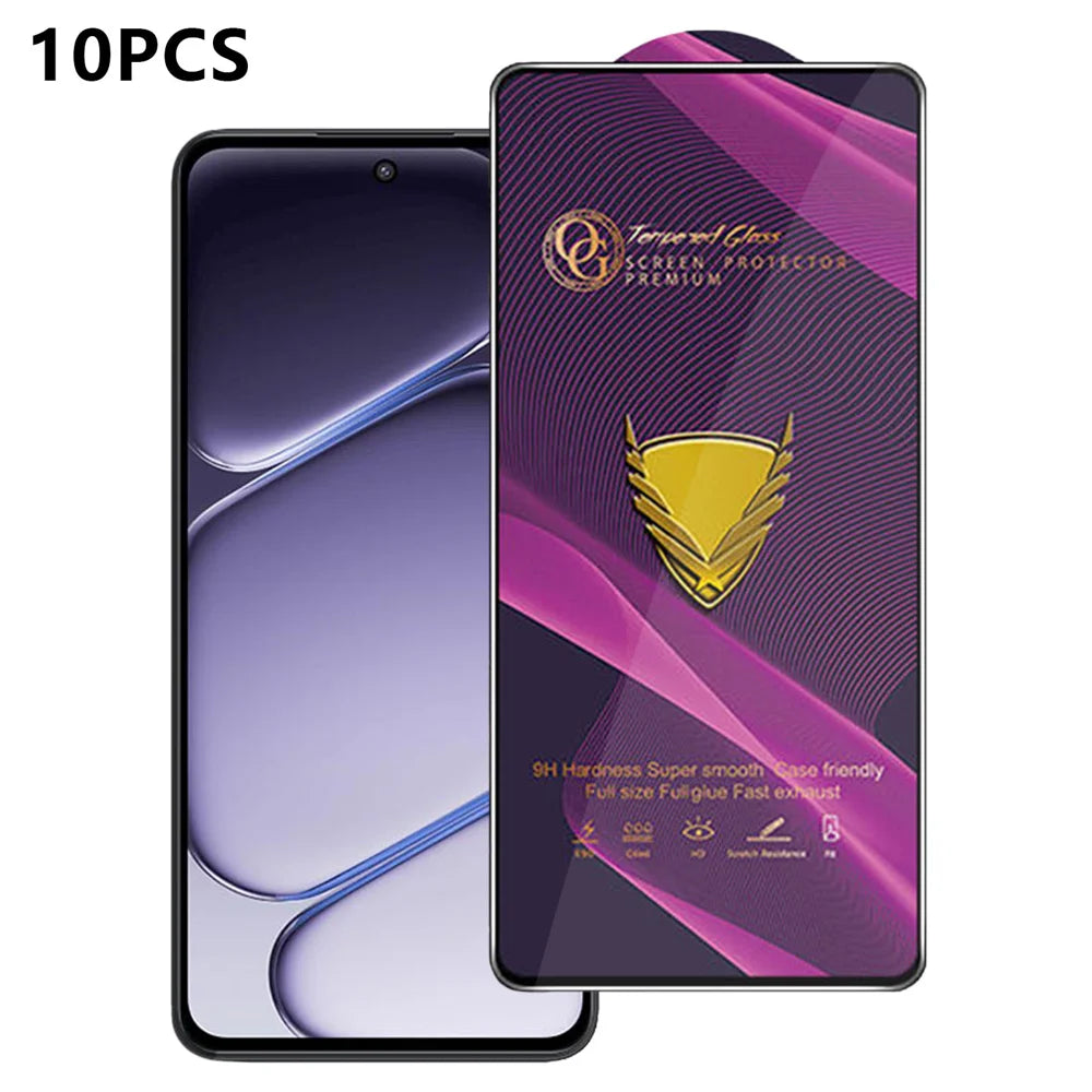 For OnePlus Nord CE6 Lite 5G 10Pcs Screen Protector Full Cover Anti-Static Clear High Aluminium-silicon Glass Film - Transparent - 1