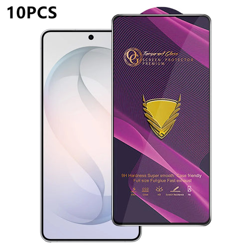 For Samsung Galaxy S26 Ultra 10Pcs Screen Protector Full Cover Anti-Static Clear High Aluminium-silicon Glass Film - Transparent - 1