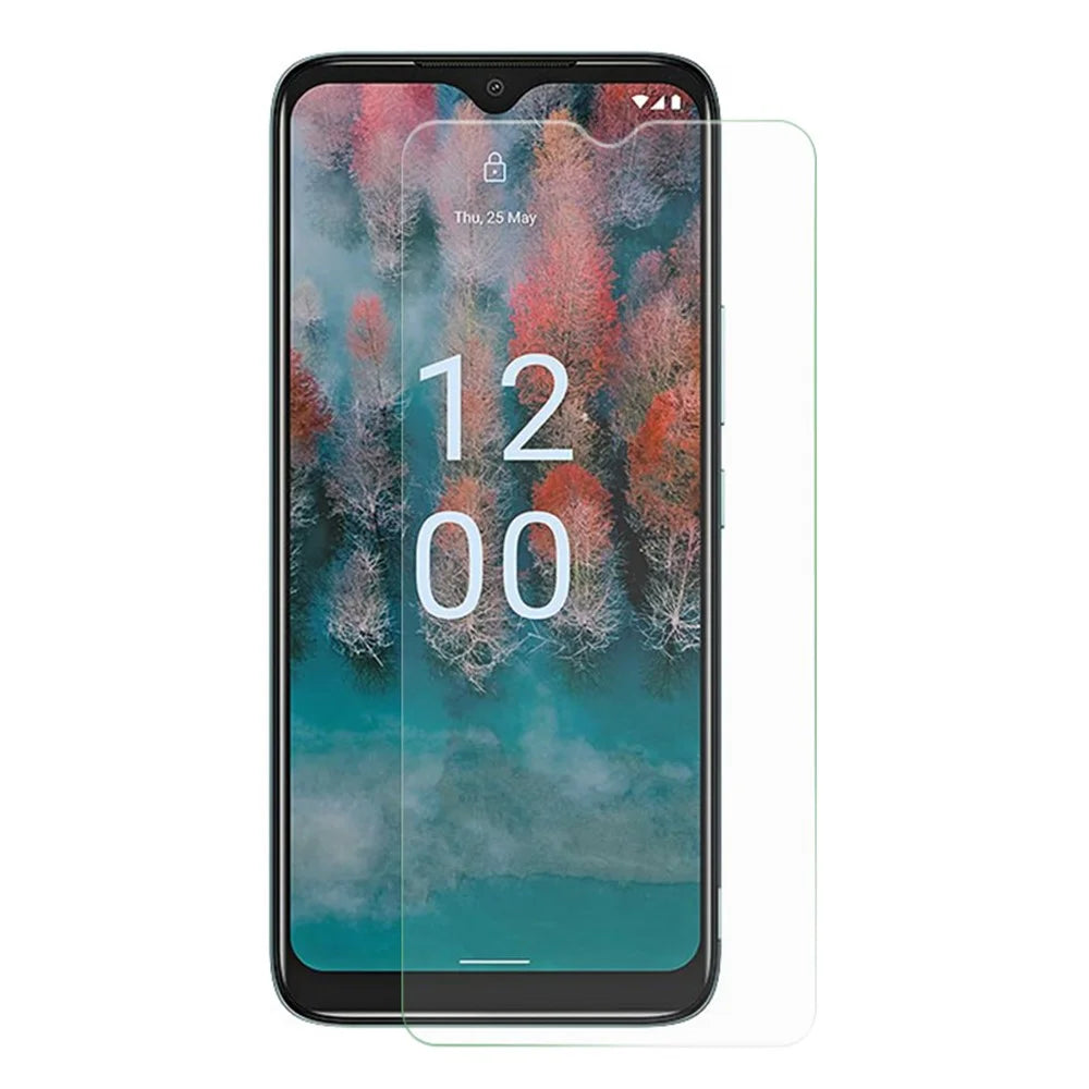 For Nokia C12 4G / C12 Plus / C12 Pro 0.3mm Arc Edge Screen Protector Scratch Resistant Transparent Tempered Glass Film - 1