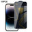 For iPhone 14 Pro 10Pcs Privacy Screen Protector 28° Anti-Spy Anti-Static High Aluminium-silicon Glass Film - Black - 1