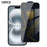 For iPhone 16 10Pcs Privacy Screen Protector 28° Anti-Spy Anti-Static High Aluminium-silicon Glass Film - Black - 1
