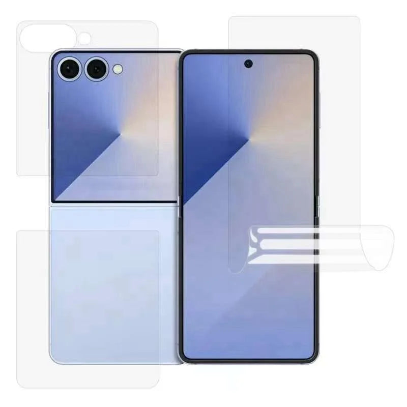 For Samsung Galaxy Z Flip8 Screen Protector Full Coverage HD Clear PET Hydrogel Film - Transparent - 1