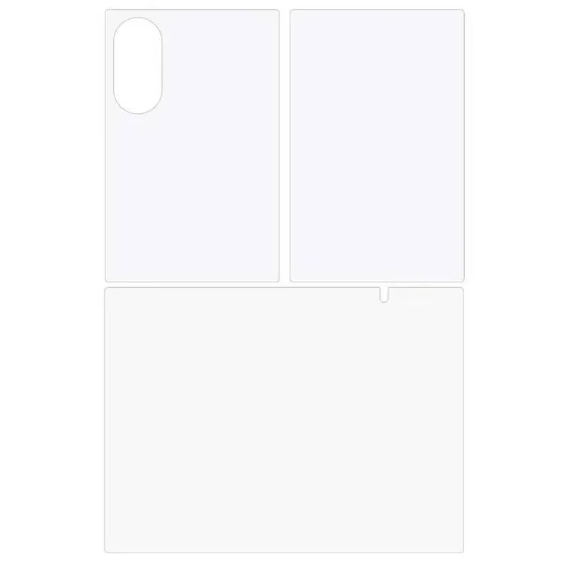 For Samsung Galaxy Z Fold8 Screen Protector Full Coverage HD Clear PET Hydrogel Film - Transparent - 2