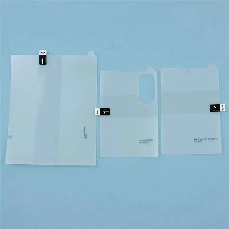 For Samsung Galaxy Z Fold8 Screen Protector Full Coverage HD Clear PET Hydrogel Film - Transparent - 3