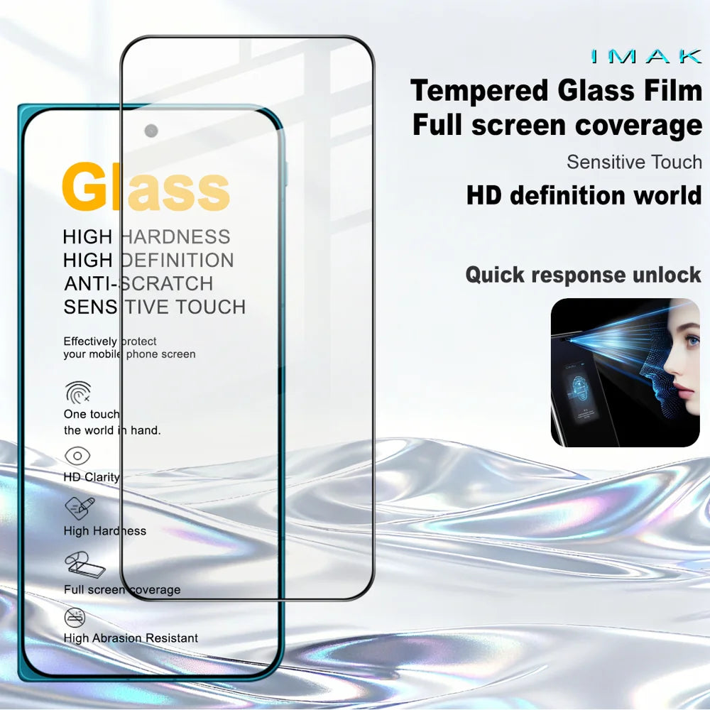 IMAK for vivo X Fold6 5G Pro+ Series HD Tempered Glass Full Screen Protector Sensitive Touch Film - Transparent - 3