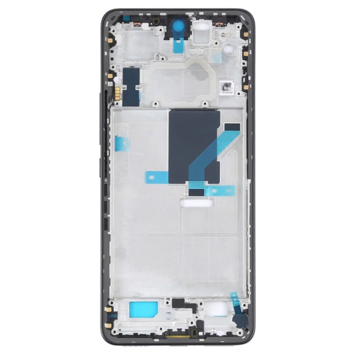 For Xiaomi 12 Lite 5G Middle Plate Frame Phone Repair Part (A-Side) (without Logo) - Black - 2