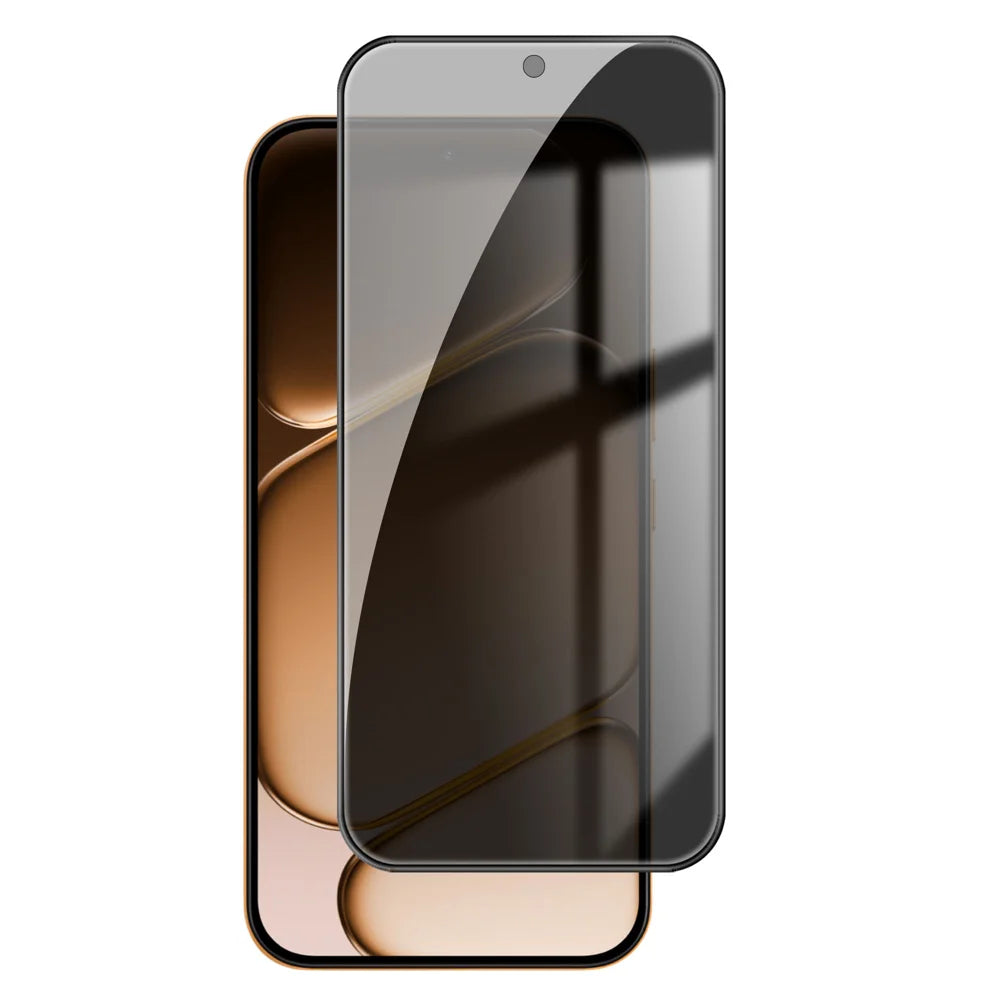 For OnePlus Turbo 6X Pro 5G Anti Spy Privacy Full Screen Protector Black Edge High Aluminium-silicon Glass Film - Black - 1