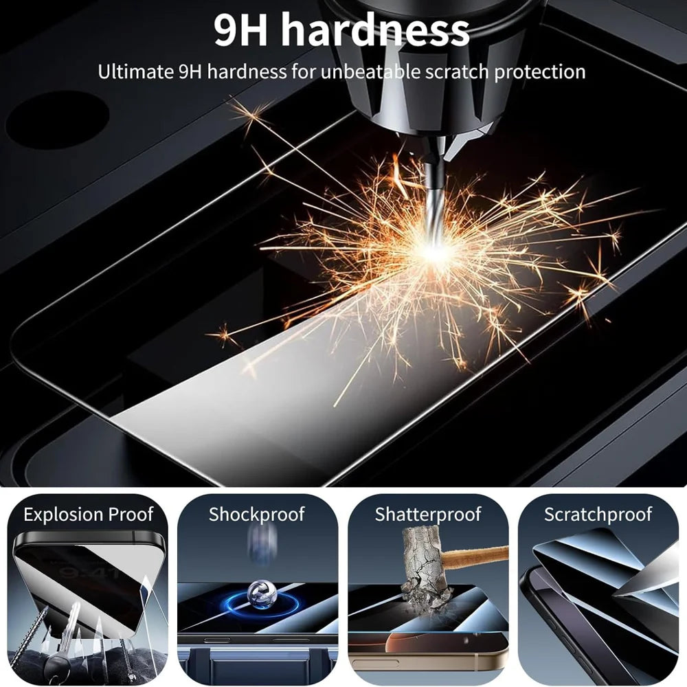For OnePlus Turbo 6X Pro 5G Anti Spy Privacy Full Screen Protector Black Edge High Aluminium-silicon Glass Film - Black - 7