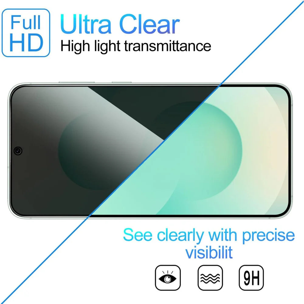 For Samsung Galaxy M47 5G Anti Spy Privacy Full Screen Protector Black Edge High Aluminium-silicon Glass Film - Black - 4