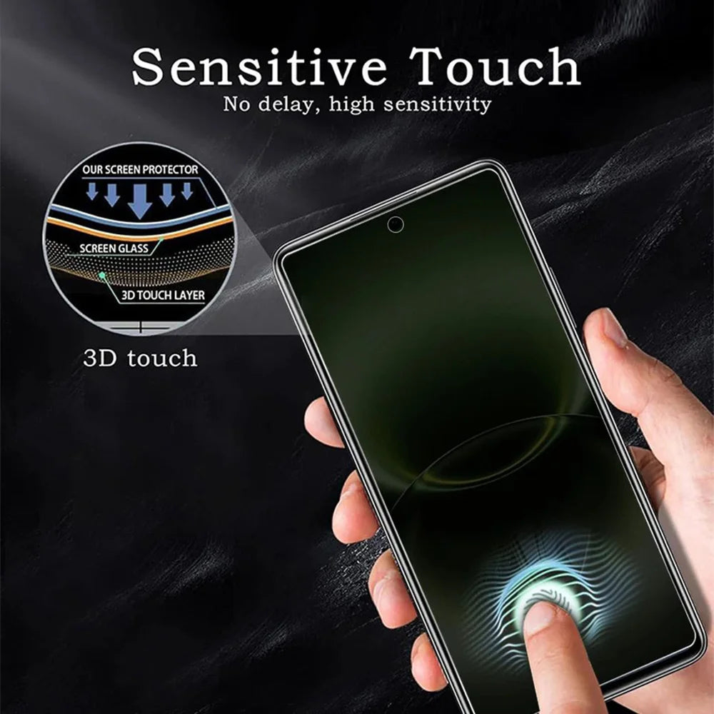 For vivo X Fold6 5G Anti Spy Privacy Full Screen Protector Black Edge High Aluminium-silicon Glass Film - Black - 5