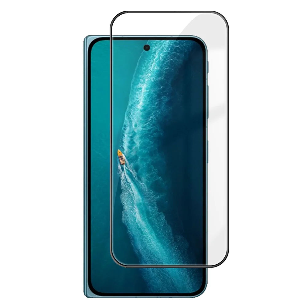 For vivo X Fold6 5G HD Full Screen Protector Silk Printing Black Edge High Aluminium-silicon Glass Film - Transparent - 1