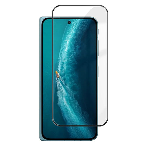 For vivo X Fold6 5G HD Full Screen Protector Silk Printing Black Edge High Aluminium-silicon Glass Film - Transparent - 1