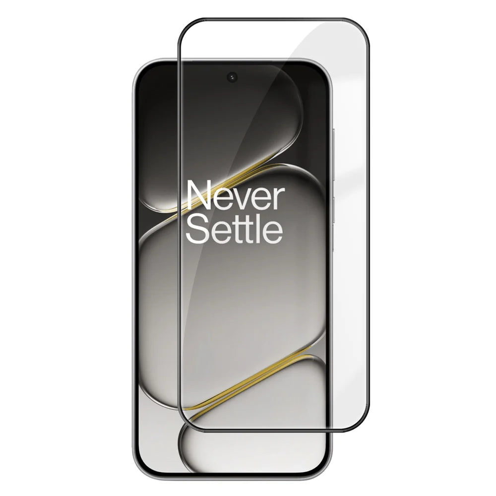 For OnePlus Turbo 6V 5G / OnePlus Turbo 6 5G HD Full Screen Protector Silk Printing Black Edge High Aluminium-silicon Glass Film - Transparent - 1