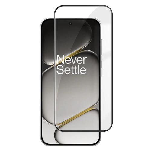 For OnePlus Turbo 6V 5G / OnePlus Turbo 6 5G HD Full Screen Protector Silk Printing Black Edge High Aluminium-silicon Glass Film - Transparent - 1