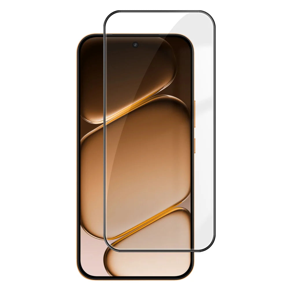 For OnePlus Turbo 6X Pro 5G HD Full Screen Protector Silk Printing Black Edge High Aluminium-silicon Glass Film - Transparent - 1