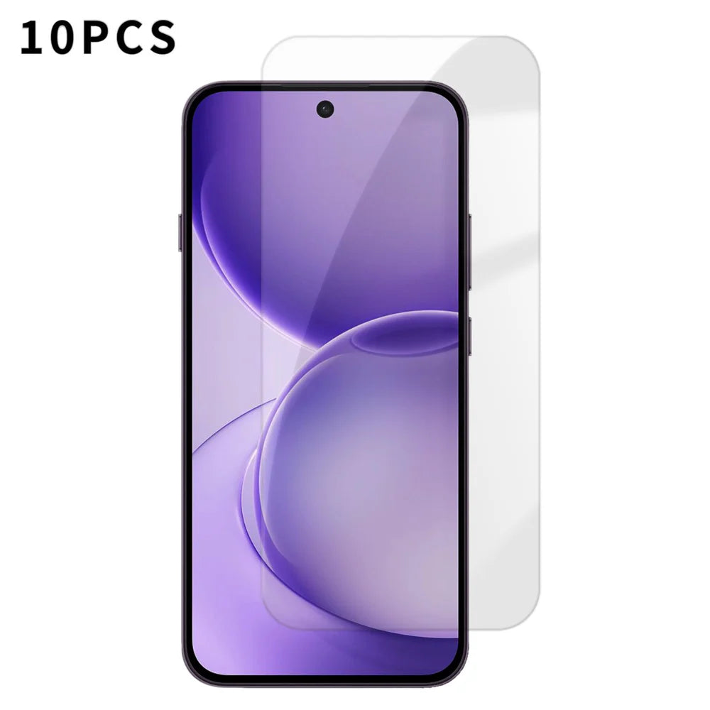For Oppo Reno16 FS 5G 10Pcs HD Screen Protector High Aluminium-silicon Anti-fingerprint Tempered Glass Film (Not Complete Covering) - Transparent - 1