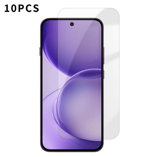 For Oppo Reno16 FS 5G 10Pcs HD Screen Protector High Aluminium-silicon Anti-fingerprint Tempered Glass Film (Not Complete Covering) - Transparent - 1