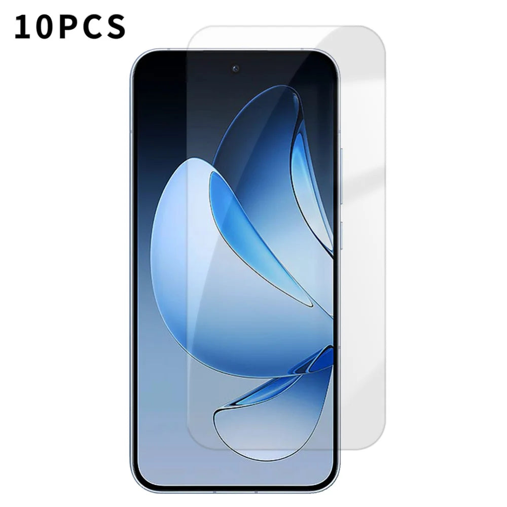 For Oppo Reno13 A 5G 10Pcs HD Screen Protector High Aluminium-silicon Anti-fingerprint Tempered Glass Film (Not Complete Covering) - Transparent - 1