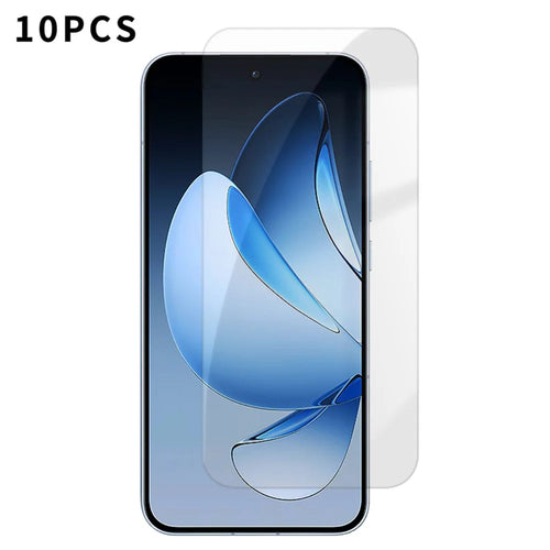 For Oppo Reno13 A 5G 10Pcs HD Screen Protector High Aluminium-silicon Anti-fingerprint Tempered Glass Film (Not Complete Covering) - Transparent - 1