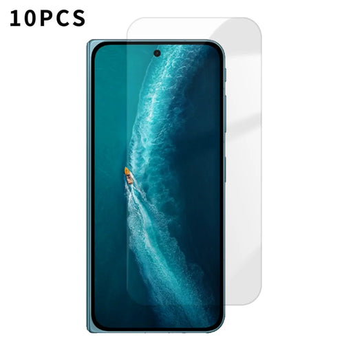For vivo X Fold6 5G 10Pcs HD Screen Protector High Aluminium-silicon Anti-fingerprint Tempered Glass Film (Not Complete Covering) - Transparent - 1