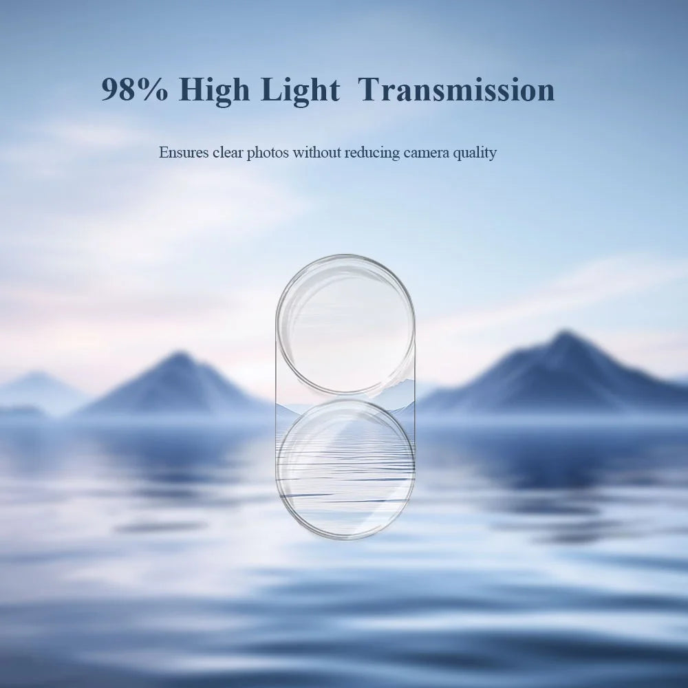 LEREACH For Samsung Galaxy Z Flip8 Camera Lens Protector Full Cover High Aluminium-silicon Glass Lens Film with Auto-Align Installation Frame - Transparent - 7