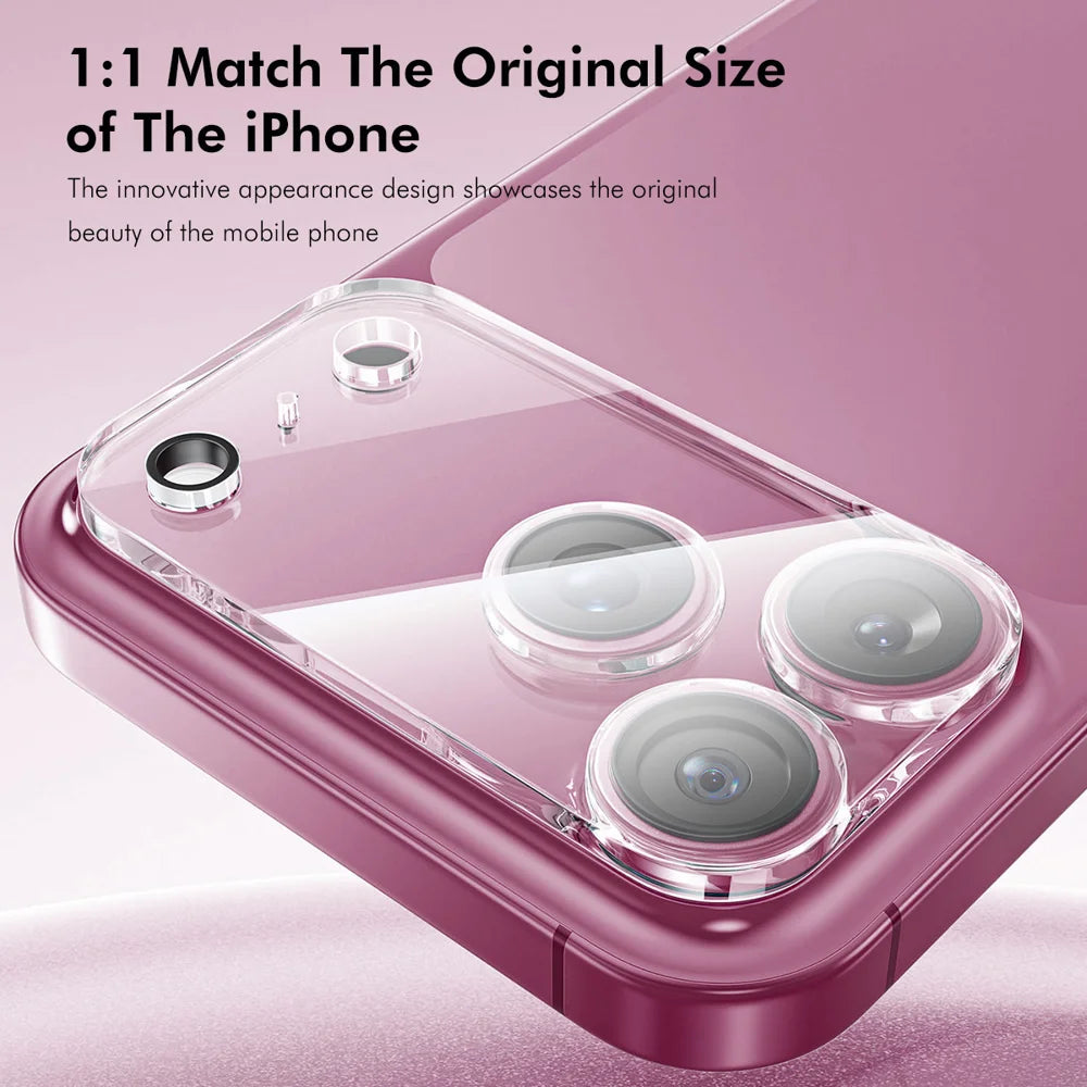 HAT PRINCE for iPhone 18 Pro Max Camera Lens Protector ENKAY Hat-Prince Integrated Tempered Glass Lens Film - Transparent - 2