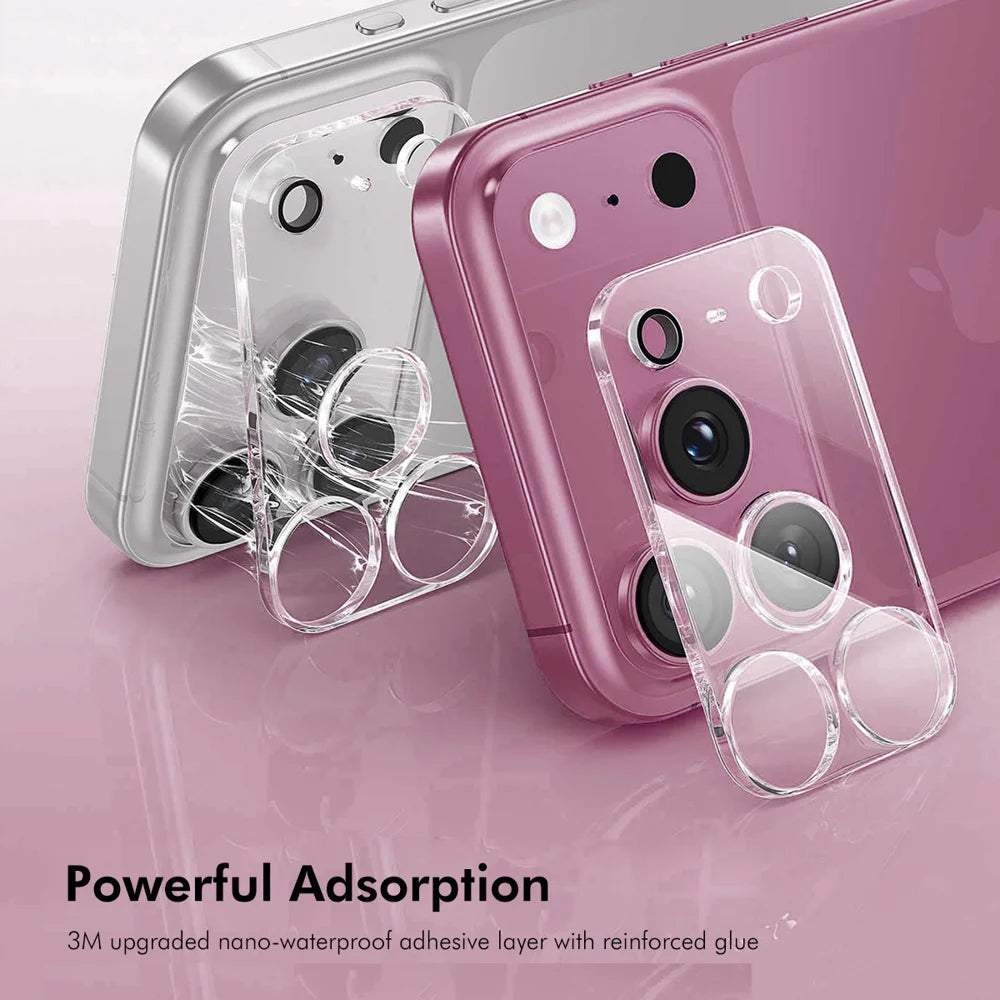 HAT PRINCE for iPhone 18 Pro 2Pcs Camera Lens Protector ENKAY Hat-Prince Integrated Tempered Glass Lens Film - Transparent - 3